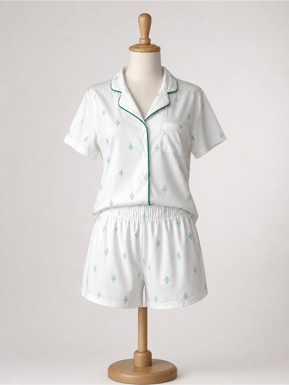 Bobeau Large cactus print pajama Set excellent condition
